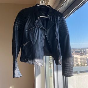 Zara leather jacket